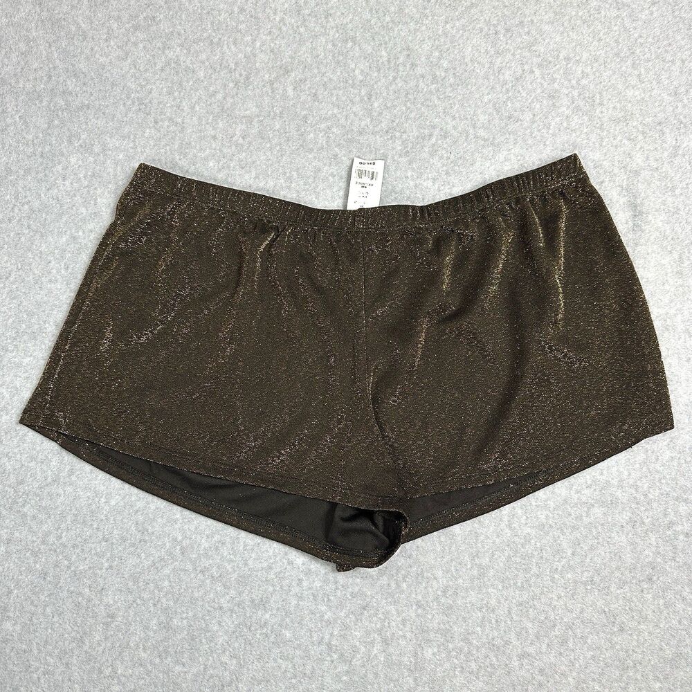 NWT Lilac & London Women’s XXL Lightweight Brown Gold Pajama Shorts